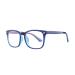 MEDOLONG Rectangle Frame Unisex Progressive Multifocal Reading Glasses Anti Blue Light Lens Frame-MF8068 C3 up+1.50 lower+3.50