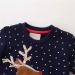 Little Hand Baby Girls Christmas Sweatshirt | Xmas Jumper Toddler Tees | Reindeer/Navy Blue | Ages 1-8 Years - Buy Online on GoSupps.com