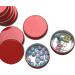 Chictry 10 PCS Aluminum Cream Cans - Empty Cosmetic Containers with Screw Cap for Lip Balm & Beauty Products (30ml Red) - Buy Online on GoSupps.com
