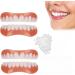 Flipped Warm Fake Teeth - 2 Pairs Cosmetic Veneers Snap-On for Women | International Shipping - Buy Online on GoSupps.com