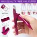 Professional Stainless Steel Acrylic Nail Tips Clipper Cutter - False Nails/Fake Nails/Artificial Nails Trimmers for Nail Manicure Pedicure Clip Tool for Home Nail Art DIY (Rose Red) - Buy Online on GoSupps.com