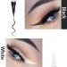DekRion White & Black Waterproof Liquid Eyeliner Set for Women - Long-lasting, Quick Drying Eye Liners - Easy to Use Makeup Tool - Buy Online on GoSupps.com