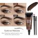 Eyebrow Tint Mascara Tinted Thick Eyebrow Mascara with 2 Brushes Waterproof Transfer Resistant Eyebrow Tinting Kit No Additives (Light brown) - Buy Online on GoSupps.com