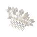 Ipetboom Hair Accessories Gold Hair Pin Wedding Hair Comb Pearl Headpiece Bridal Hair Comb Clip Girls Hair Clips Chic Hair Comb Pin Wedding Hairpin Comb Vintage Zinc Alloy Bride