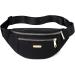 Women's Black Belt Bag Fanny Pack for Running, Sports, and Outdoor Activities - Buy Online on GoSupps.com