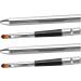 Lip Brush 2 Pieces Ergonomic Design Extended Hold Small Lipstick Brush with Single Head Aluminum Tube Easy to Clean - Buy Online on GoSupps.com