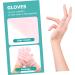 Healeved 2 Pairs Moisturizing Gloves - Exfoliating Hand Masks Softening Sleeping Gloves Dry Cracked Hand Mittens Hand Care Cream Gloves White Cotton Gloves Whitening Sebs Facial Mask Pink - Buy Online on GoSupps.com