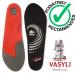 Vasyli+Prior Sports Orthotic Insoles - Low Profile Foot Support for Football Soccer Baseball & Basketball - Rearfoot Correction & Heel Support - Large Size - Buy Online on GoSupps.com