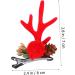 minkissy 2 Pairs Christmas Hair Clips Christmas Theme Hairpins Decorative Hair Barrette Kids Hairpin Cute Hair Clips Antler Barrettes Deer Ear Hair Barrettes Miss Foam Fragments Girl - Buy Online on GoSupps.com
