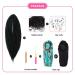 DSOAR 20 Double Ended Synthetic Dreadlocks - 10 Strands/Pack Soft Crocheted Braided Hair Extensions for Reggae & Hip-Hop Style Black 1# - Buy Online on GoSupps.com