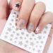 10 Sheets Star Nail Art Sticker Decals - 3D Self-Adhesive Nail Sliders for Glittery DIY Manicure | Colorful Nail Art Supplies - Buy Online on GoSupps.com