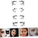 Didiseaon 12 Pairs Halloween Eyeliner Stickers Halloween Decor Festival Eye Sticker Creative Eyeliner Stickers - Buy Online on GoSupps.com