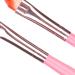 2Pcs Double End Eye Shadow Brush Pink Skin Friendly Effortless Makeup Minimal Waste Eye Makeup Brushes - Buy Online on GoSupps.com