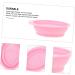 DOITOOL Cleaning Pad Silicone Cleaning Brush Doll Cake Pan Silicone Scrubbers Makeup Brush Cleaning Scrubber Makeup Brush Scrubber Washers Makeup Egg Cosmetic Pink Silica Gel 14.5x11cm Pink - Buy Online on GoSupps.com