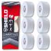 SHIELD Combat Tape | USA Made Boxing Sports Tape Athletic Tape Easy-Tear Long-Lasting Grip No Sticky Residue 1 inch x 10 Yards 6-Roll Box White