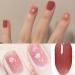 Jelly Nail Polish Red Tea Cherry blossoms Sparkles Crystal Gel Polish and Top Coat Nail Polish 3-in-1 Set Fast Drying and Long Lasting Jelly Nail Varnish Set Red Gel Nail Polish Gift Set - Buy Online on GoSupps.com