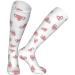 Buy Happy Crazy Uterus White Compression Socks for Men & Women - 15-20 mmHg for Running & Cycling Support - Buy Online on GoSupps.com