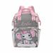 InterestPrint Personalized Pink Diaper Bag with Name Nappy Bags Travel Shoulder Casual Daypack Waterproof Mummy Backpack Custom Gift for Mom Girl Wz-2.17sj-38253