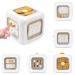 Penchuan Busy Activity Cube Montessori toy Activity cube switch fan mirror buttons learning drawer as a fidget toys motor cube educational toy for babies and toddlers 1 2 3 4 years