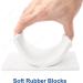 Falling in Art White Rubber Carving Block 6 x 6 - 4 Pack for Printmaking Stamps & Crafts - Buy Online on GoSupps.com