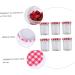 Zerodeko 6 pcs Transparent Can Honey Container Storage Kitchen Glass Food Sealed Bottleml Jar Sauce - Buy Online on GoSupps.com