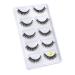UAMOU Mink Eyelashes 10/50/100 Boxes Fluffy 3D Mink Lashes Makeup Natural Long Volume False Eyelashes Bulk Faux Cils Custom Cheerfully (Color : 5 Pairs X01 Size : 10 Boxes)