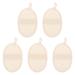 5 Pack Shower Loofah Sponge Pads Exfoliating Body Scrubber Face Exfoliator Scrubber Exfoliating Facial Loofah Scrubbers Bath Sponge Brush for Men and Women Spa and Shower