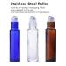 24pcs 10ml Empty Essential Oil Roll-On Glass Bottles with Funnel Opener | Ideal for Aromatherapy Massage & Perfume | International Shipping Available - Buy Online on GoSupps.com