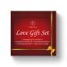 Love Gift Set - Valentine Day Couples Gift | All Organic Massage Oils for Date Night Chocolate Body Paint Play Gel & Scented Candle Fun Travel Kit | Special Night Romantic Unforgettable 9 Piece Set
