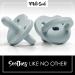 Milk Snob Calm n Cuddle Silicone Pacifier 6-18 Months - BPA Free Teether for Baby Girl and Boy. Perfect Baby Shower Gift for New Moms! Stage 2 Blue Breeze - Buy Online on GoSupps.com