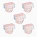 50PCS Kids Mask Disposable Cute Cartoon Printing 3Ply Protective Breathable Comfortable Anti Dust Face Bandanas Girls (C-006)