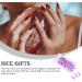 dijiusidy 1 Set Press on Nails Almond Fingernails Stick Solid Color Full Cover Art Decals Salon Supplies DIY Decorations No.12 taro purple - Buy Online on GoSupps.com