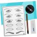 Mikinona Practice Skin Kit White Practice Eyebrow Semi-permanent Mouth Skin Eye Single Kit Microblading End and Pen - Buy Online on GoSupps.com