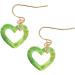 Feylie Hollow Heart Earrings - Stylish Acrylic Drop Earrings for Everyday & Special Occasions - Buy Online on GoSupps.com