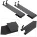 Gadpiparty 2pcs No Punching Hook Hat Hooks Storage Drawers Hat Hangers Hanging Hook Simple Glass Door 18X4.2CM Black2 - Buy Online on GoSupps.com