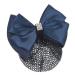 Bowknot Snood Net Net Hair Clip Net Hair Clip Barrette Hairnet Ladies Hair Pin Bowtie Barrette Hair Clip Snood Net Navy