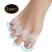 2 Pair Gel Toe Separator Gel Toe Stretchers for Overlapping Toes Corrector Protector Bunion Splint Easy Wear in Shoes Quickly Alleviating Pain After Yoga and Sports Activities