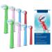 WuYan Kids' Toothbrush Head for Oral B Children Electric Tooth Brush Heads Compatible for Braun Replacement Brush Heads Compatible for Dual Clean Precision Clean White Clean Pack of 8 8pcs