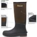 GIeeShield Waterproof Rubber Boots for Men and Women, All-Season Ultra-Light Rain Boots, Steel Shank, 6mm Neoprene, Durable Outdoor Muck Boots - Size 11 Brown - Buy Online on GoSupps.com
