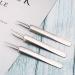 3 Pcs Stainless Steel Blackhead Remover Tweezers Set - Needle Pointed for Ingrown Hair Removal - Buy Online on GoSupps.com