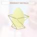 VOCOSTE Square Beauty Egg Holder | Makeup Sponge Case & Drying Stand | Gold Metal Storage for Cosmetics - Buy Online on GoSupps.com