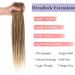 Leeven 18 Inch Ombre Blonde Dreadlock Extensions - 10 Strands Reggae Hippie Soft Dreads Hair Extensions - Buy Online on GoSupps.com