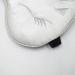 Cat Eyelashes Pattern Silk Eye Mask - Super Soft White Sleep Mask - Buy Online on GoSupps.com