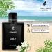 Cool Flames Luxury Jolt Unisex Eau De Parfum with Lavender Jasmine Coriander Mint Tobacco & Musk Premium Long Lasting Aquatic & Floral Fragrance Scent Perfume for Men & Women 100 ML - Buy Online on GoSupps.com