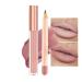 Nude Liquid Lipgloss - Lip Liner and Lipstick Set - Non-Sticky Long Lasting Waterproof Lip Stain - Highly Pigment Lip Stick & Lipliner Pencil - Lip Makeup Kits for Daily Makeup(01)
