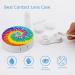 Buy Amazing Tie Dye Round Contact Lens Storage Case - Portable Kit with Mirror - Cute Design | International Shipping Available - Buy Online on GoSupps.com