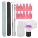 Nail File Nail Gel Set Nail Polish Gel Remover Tools Kit Nail Polish Removal Tool for Manicure Grinding Professional Nail Art Dust Brush Tool for Home and Salon