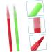 LALADEFIEE 2pcs Can Be Food Coloring Pen Dual Tip Markers Edible Ink Pens Edible Ink Baking Pen Cakey Plastic Red Green - Buy Online on GoSupps.com