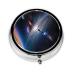 A Fascinating Universeround Pill Box 3 Compartment Round Pill Box Organizer Portable Travel Pill Box for Traveling.