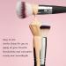 Dual-ended Daubigny Makeup Brushes - Premium Luxe Foundation & Concealer Brush for Flawless Blending - Ideal for Liquid, Cream & Powder Makeup - Buy Online on GoSupps.com